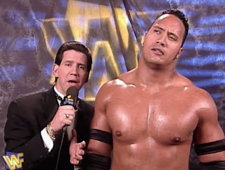 WWE / WWF - In Your House: A Cold day in Hell - Todd Pettengill interviews Rocky Maivia