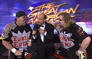 WCW Great American Bash 1997 - Mean Gene interviews The Public Enemy