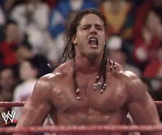 WWF ROYAL RUMBLE 1992 - The British Bulldog celebrates eliminating Ted Dibiase from the competition