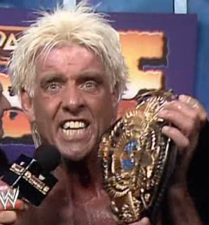 WWF ROYAL RUMBLE 1992 - Ric Flair gives an interview after winning the WWF/WWE Title for the first time