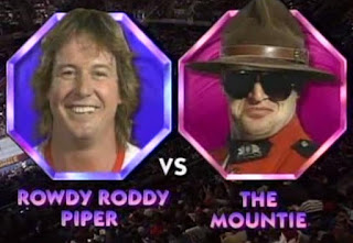 WWF ROYAL RUMBLE 1992 - Rowdy Roddy Piper vs. The Mountie for the Intercontinental Championship