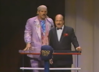 WWF - Slammy Awards 1987 - Jesse 'The Body' Ventura and Mean Gene Okerlund