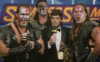 WWF / WWE - SUMMERSLAM 1990: Demoltion three-man team ft. Ax, Smash and Crush