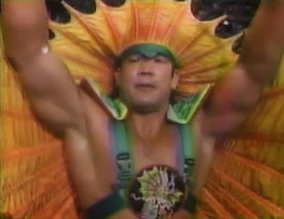 Ricky 'The Dragon' Steamboat teamed with British Bulldog and Texas Tornado at Summerslam 1991