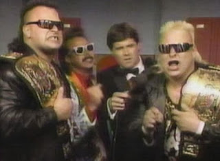 WWF / WWE: Summerslam 1991 -  The Nasty Boys defended the WWF tag team titles against Legion of Doom