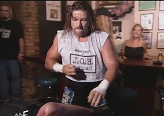 WWE / WWF - Summerslam 1999 - Al Snow beats up Big Boss Man in a bar