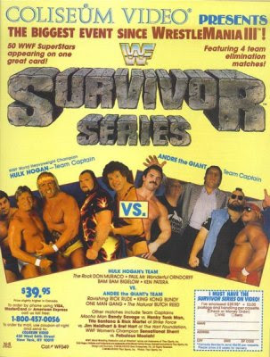 WWF SURVIVOR SERIES 1987 - POSTER