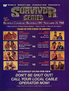 WWE SURVIVOR SERIES 1988 - EVENT POSTER