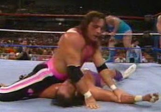 WWF / WWE SURVIVOR SERIES 1989 - Bret Hart attempts a pin on Randy Savage