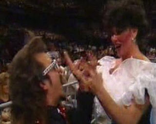 WWF / WWE SURVIVOR SERIES 1989 - Jimmy hart and Sensational Sherri 