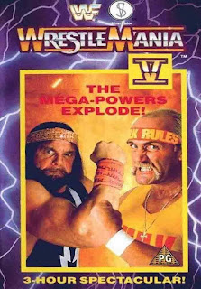 WWF Wrestlemania 5 event poster