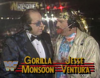 WWF / WWE: Wrestlemania 5 - Jesse Ventura and Gorilla Monsoon were our commentators for the evening