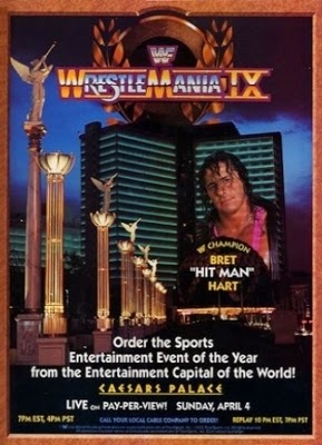 WWF Wrestlemania 9 poster