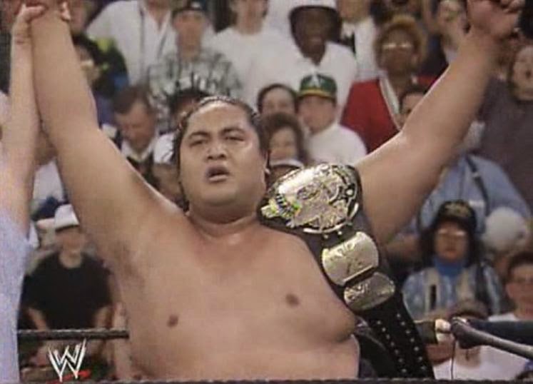 WWE / WWF WRESTLEMANIA 9: Yokozuna enjoys his brief reign as WWF Champion