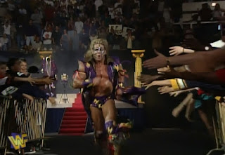 WWF / WWE - King of the Ring 96 - Ultimate Warrior races to the ring to face Jerry Lawler