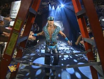 WWF / WWE - SUMMERSLAM 1995 - Intercontinental Champion Shawn Michaels fought Razor Ramon in a ladder match