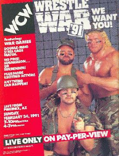 WCW WrestleWar 1991 event poster