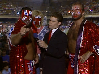 WCW Clash of the Champions XII - Tony Schiavone interviews The Fabulous Freebirds