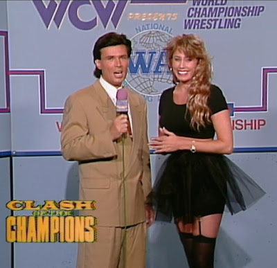 WCW Clash of the Champions 19 - Missy Hyatt and her gorgeous legs