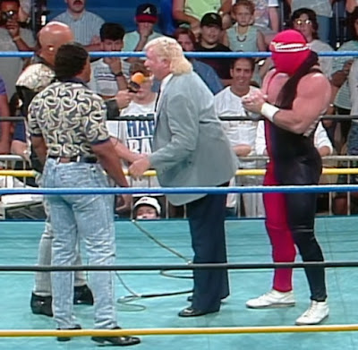 Clash of the Champions 19 - Harley Race and Super Invader confront Ron Simmons