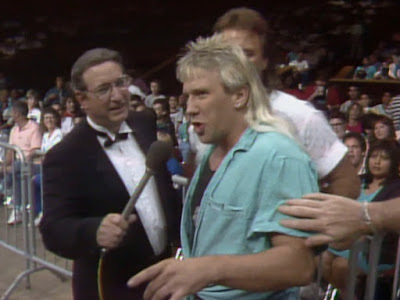 NWA / WCW Clash of the Champions 2 - Bob Caudle interviews The Rock 'n' Roll Express