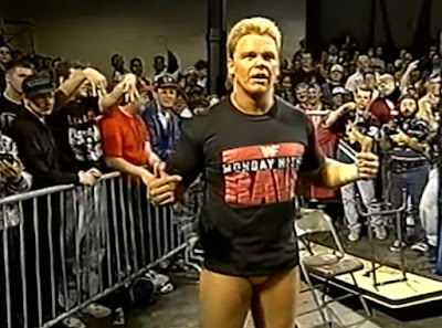 ECW Hostile City Showdown 1995 - Shane Douglas in a Monday Night Raw shirt