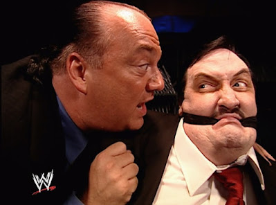 Paul Bearer held hostage by Paul Heyman at WWE Great American Bash 2004