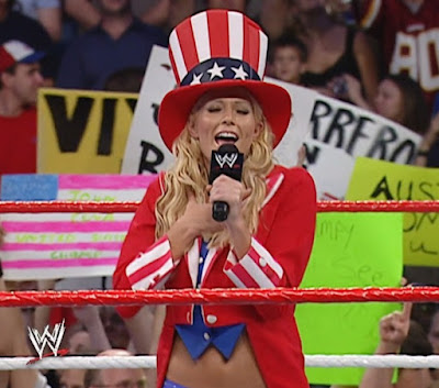 Torrie Wilson kicks off the 2004 Great American Bash