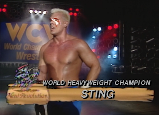 WCW Great American Bash 1990 - Sting beat Ric Flair for the world heavyweight championship