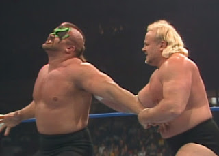 NWA Chi-Town Rumble 1989 - Kevin Sullivan hurts Road Warrior Animal