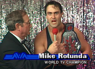 NWA Chi-Town Rumble 1989 - Mike Rotunda is angry about being the TV champion