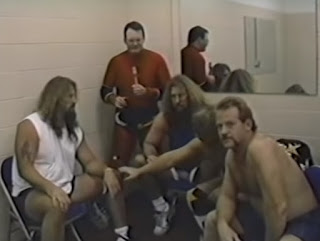 Smoky Mountain Wrestling - Fire on the Mountain 1993 Review - Cornette's Criminals cut a backstage promo before facing  Armstrong's Army 