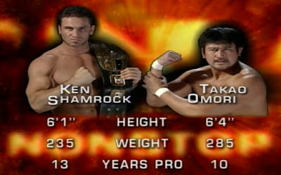 TNA Weekly PPV Review - June 10, 2002 - Ken Shamrock vs. Takao Omori Tale of the Tape