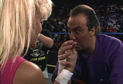 WCW Clash of the Champions 14 Review -  Paul E. Heyman is distracted by Missy Hyatt