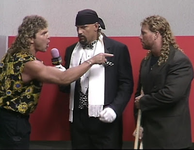 WCW Clash of the Champions 20 - Brian Pillman confronts Brad Armstrong