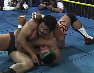 WCW Wrestlewar 92 - The Steiner Brothers (Rick & Scott Steiner) vs. Tatsumi Fujinami & Takayuki Iizuka