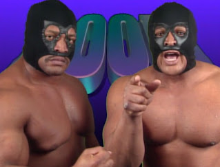 WCW Clash of the Champions X -  Doomed faced The Steiners in a Mask vs. Title match