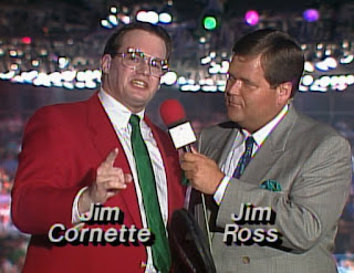 WCW Clash of the Champions X - Jim Cornette and Jim Ross