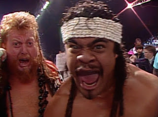 WCW Clash of the Champions X - The Samoan Savage faced Dr. Death