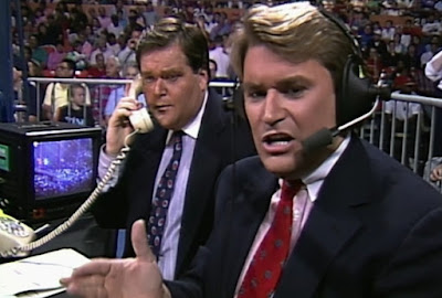 WCW Clash of the Champions 17 - Jim Ross on the phone with Eric Bischoff