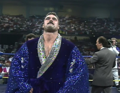 WCW Clash of the Champions 17 - Rick Rude prepares to challenge Sting for the US title