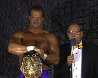 WCW Halloween Havoc 1989 -  Gordon Sollie interviewed Lex Luger about his match with Brian Pillman