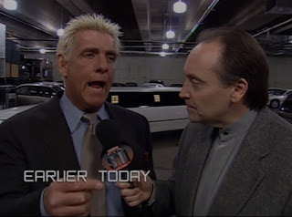 WCW Sin 2001 Review - Mike Tenay interviews Nature Boy Ric Flair as he arrives at the arena