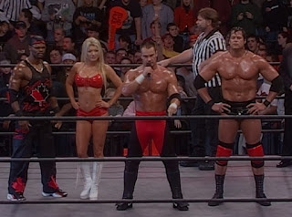 WCW Sin 2001 Review - Team Canada (from L-R: Elix Skipper, Major Gunns, Lance Storm and Mike Awesome)