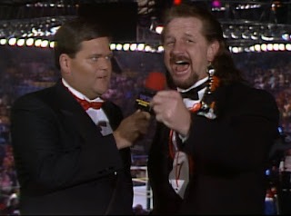 WCW Wrestlewar 1990 - Jim Ross and Terry Funk