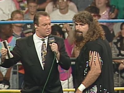 WCW Clash of the Champions XV - Paul E. interviews Cactus Jack