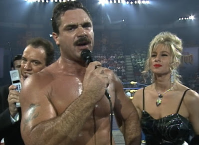 WCW Halloween Havoc 1991 Review -  Rick Rude makes his WCW debut with Paul E. Dangerously and Madusa