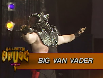 WCW Halloween Havoc 1991 Review - Big Van Vader makes his way out for the Chamber of Horrors match