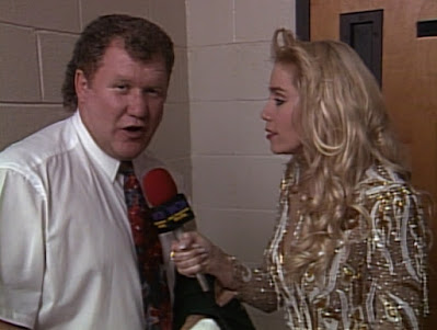 WCW Superbrawl II (1992) - Missy Hyatt interviews Harley Race