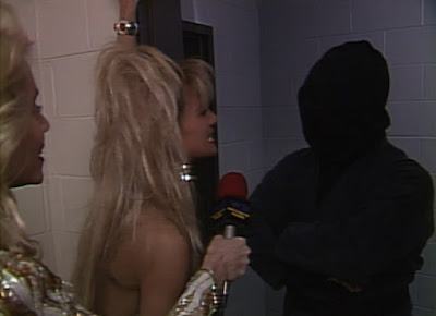 WCW Superbrawl II (1992) - Madusa confronts a ninja